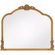 Gold Arch Flourish Wall Mirror