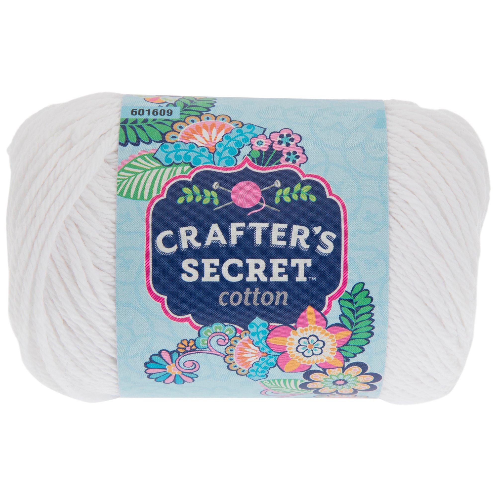 SOFT ECRU 2.5 Oz / 120 Yds Lily Sugar and Cream Cotton Yarn Skein Ivory  100% Cotton Yarn 