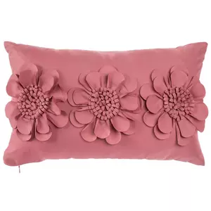 Pink Flower Outdoor Pillow