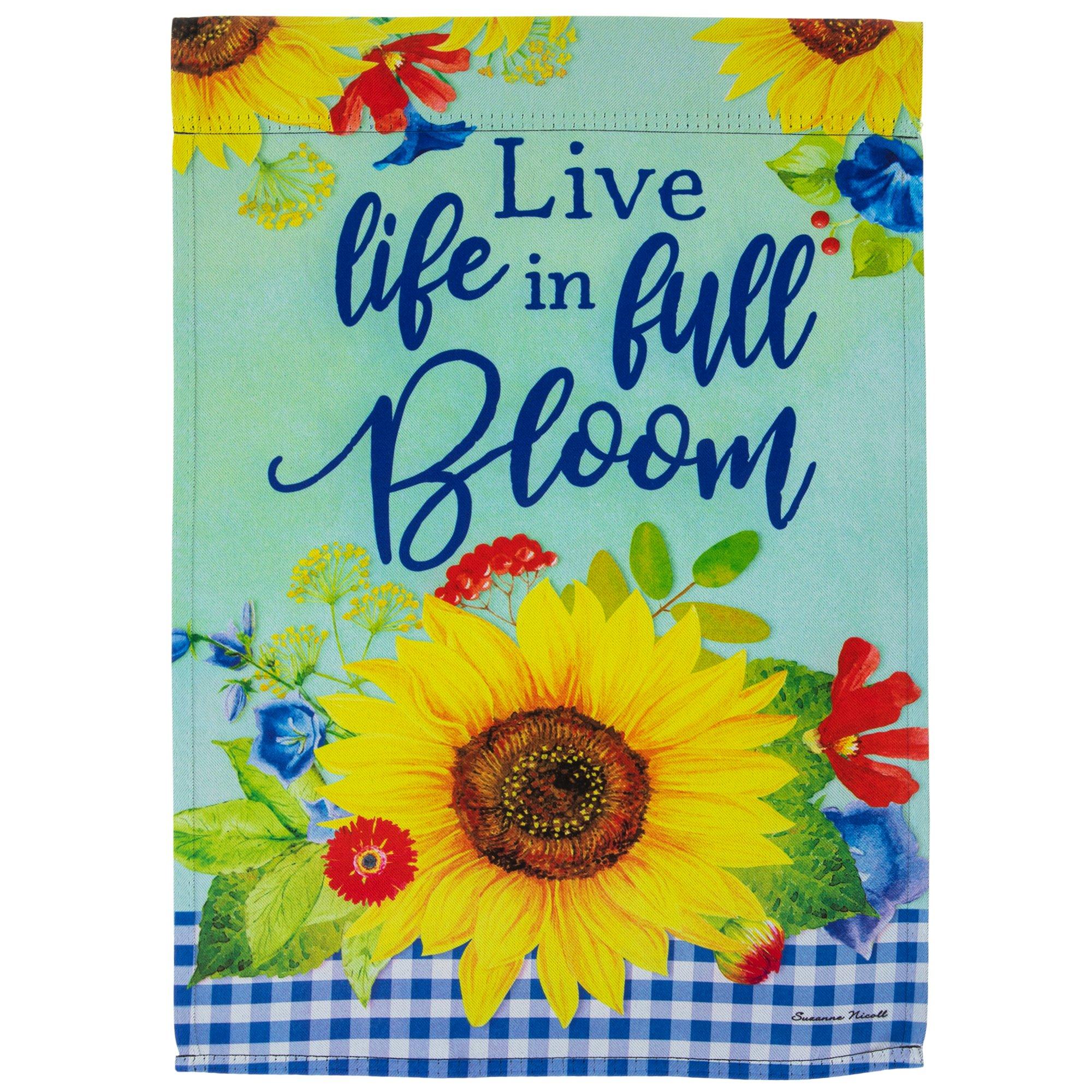 Live Life In Full Bloom Garden Flag Hobby Lobby 6016760