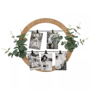 Greenery Clip Round Collage Wall Frame