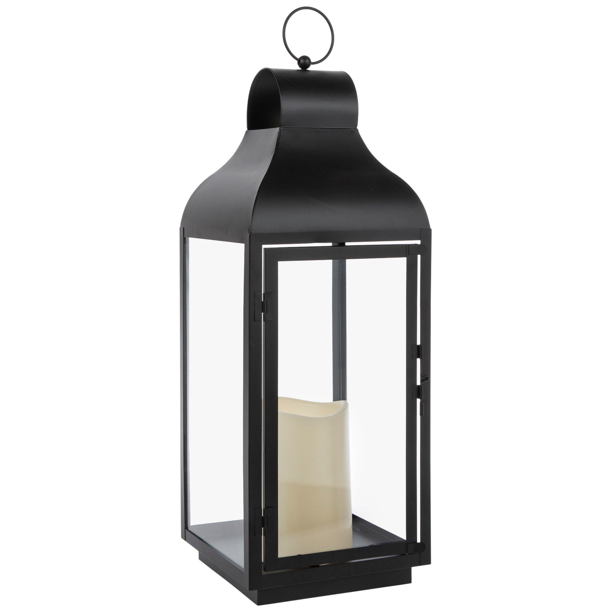 Black Metal LED Lantern Hobby Lobby 6017073