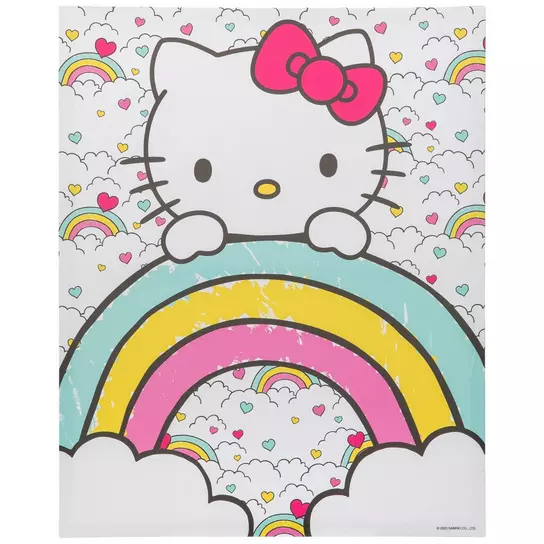 Hello Kitty Rainbow Canvas Wall Decor, Hobby Lobby