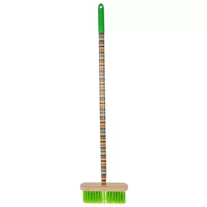 Green Striped Garden Broom