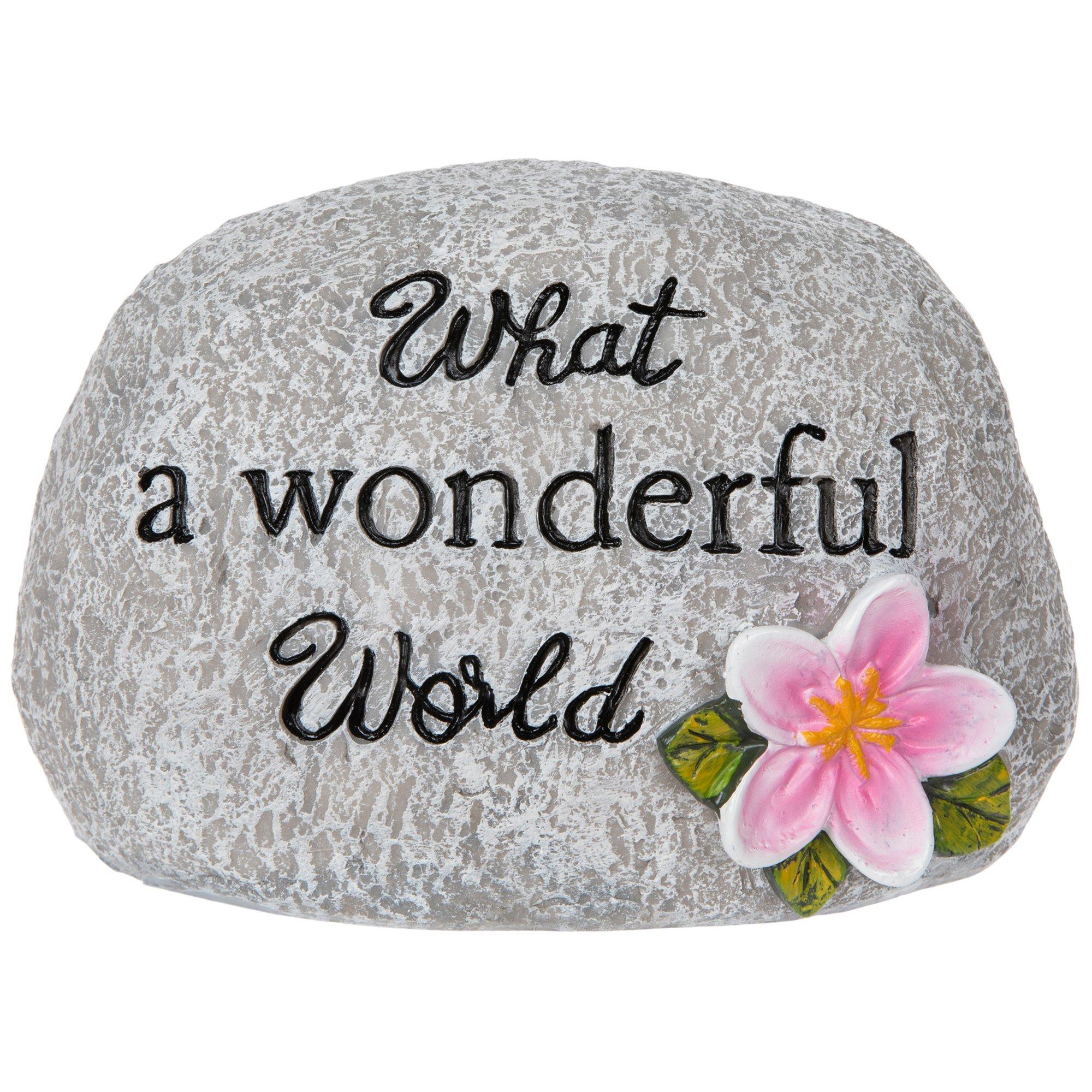 What A Wonderful World Garden Stone Hobby Lobby 6020259