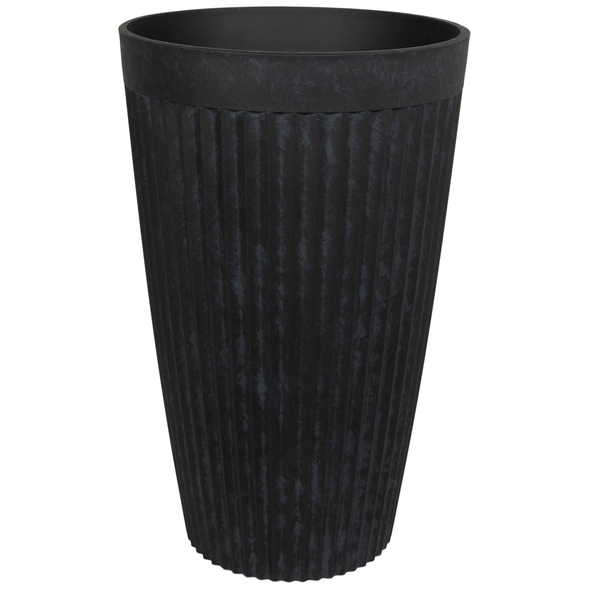planter with saucer Tapered Signature Planter & Saucer: 15