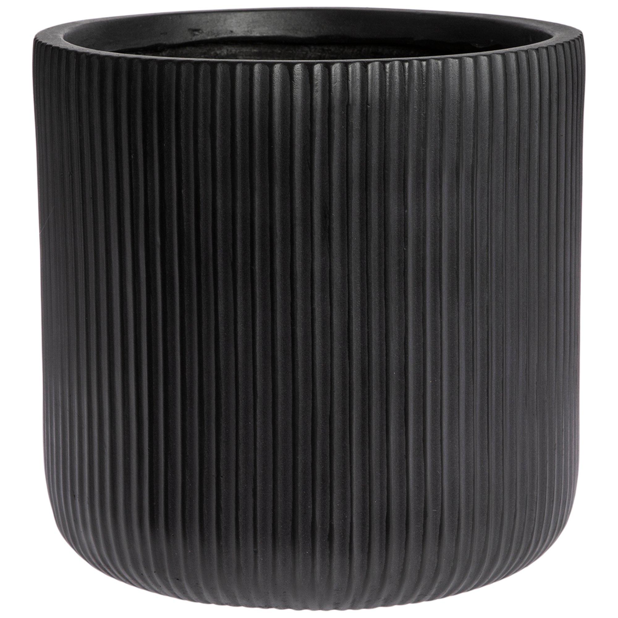 Black Ribbed Pot | Hobby Lobby | 6022180