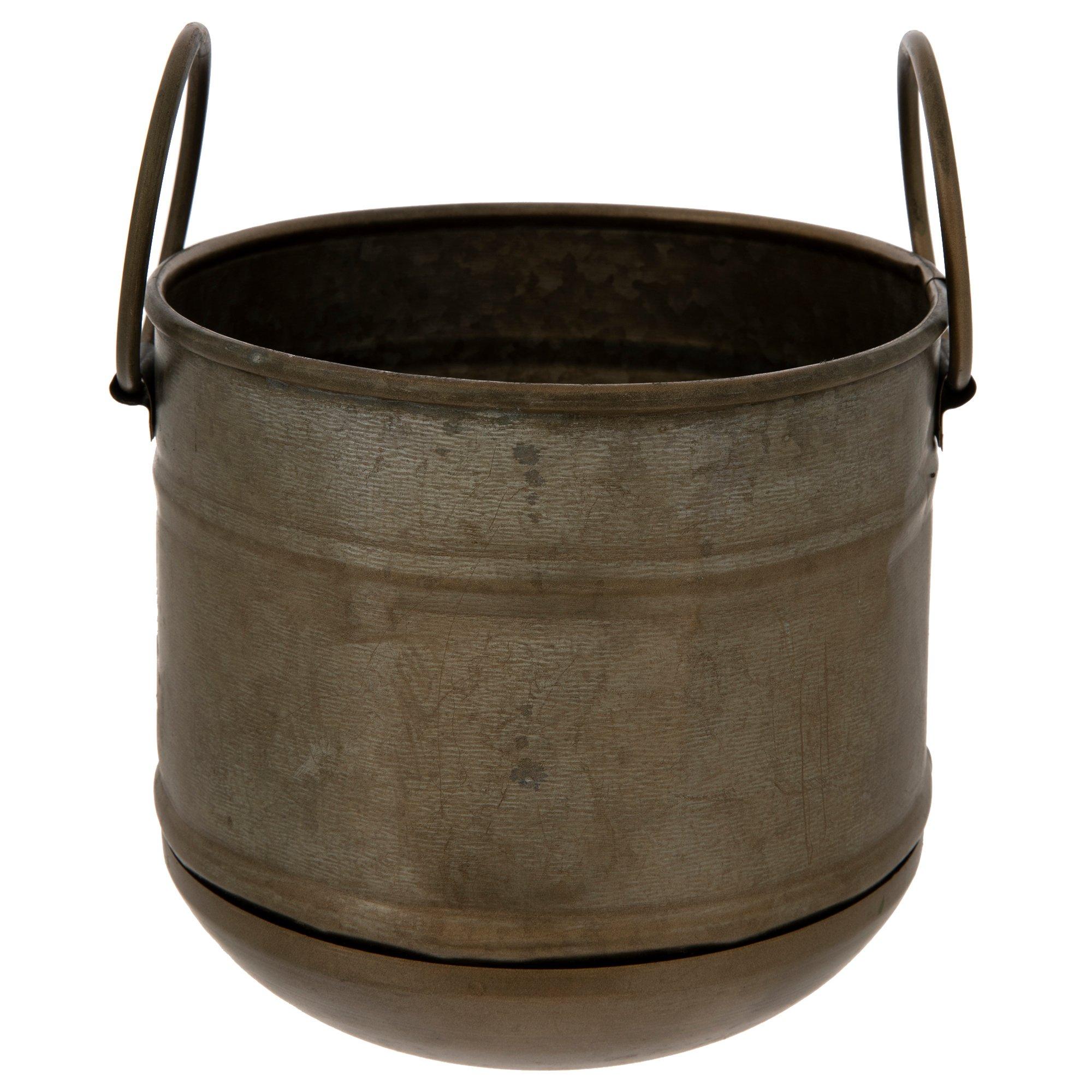 Rustic Gold Galvanized Metal Planter Hobby Lobby 6022891