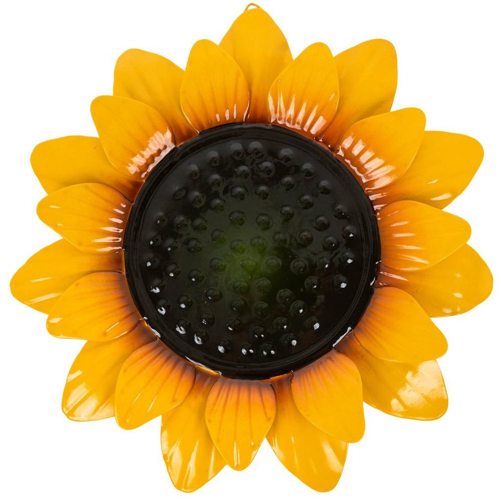 ✿sunflower✿ Better Homes & Gardens Yellow Glass Sunflower Solar Stake