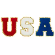 USA Chenille Patch Stickers