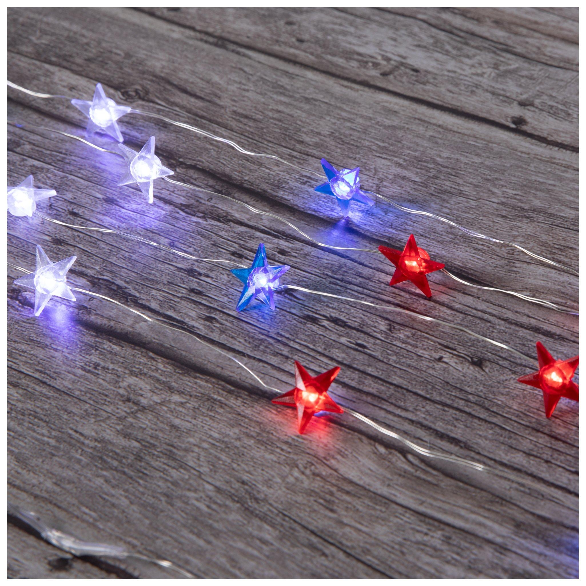 Patriotic Star LED String Lights | Hobby Lobby | 6024517