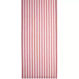 Red & White Striped Cotton Table Runner