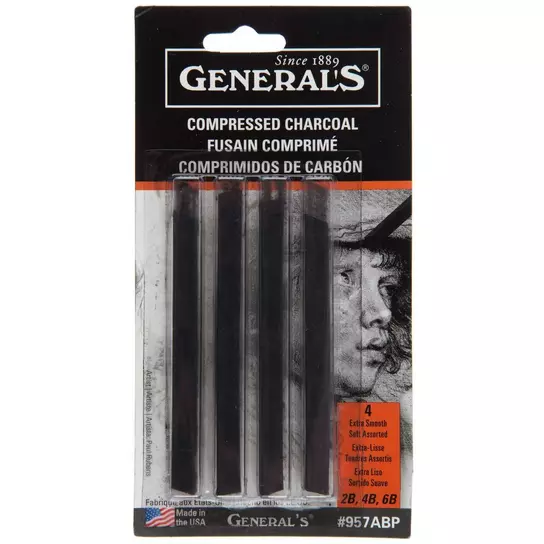 General's Jumbo Compressed Charcoal