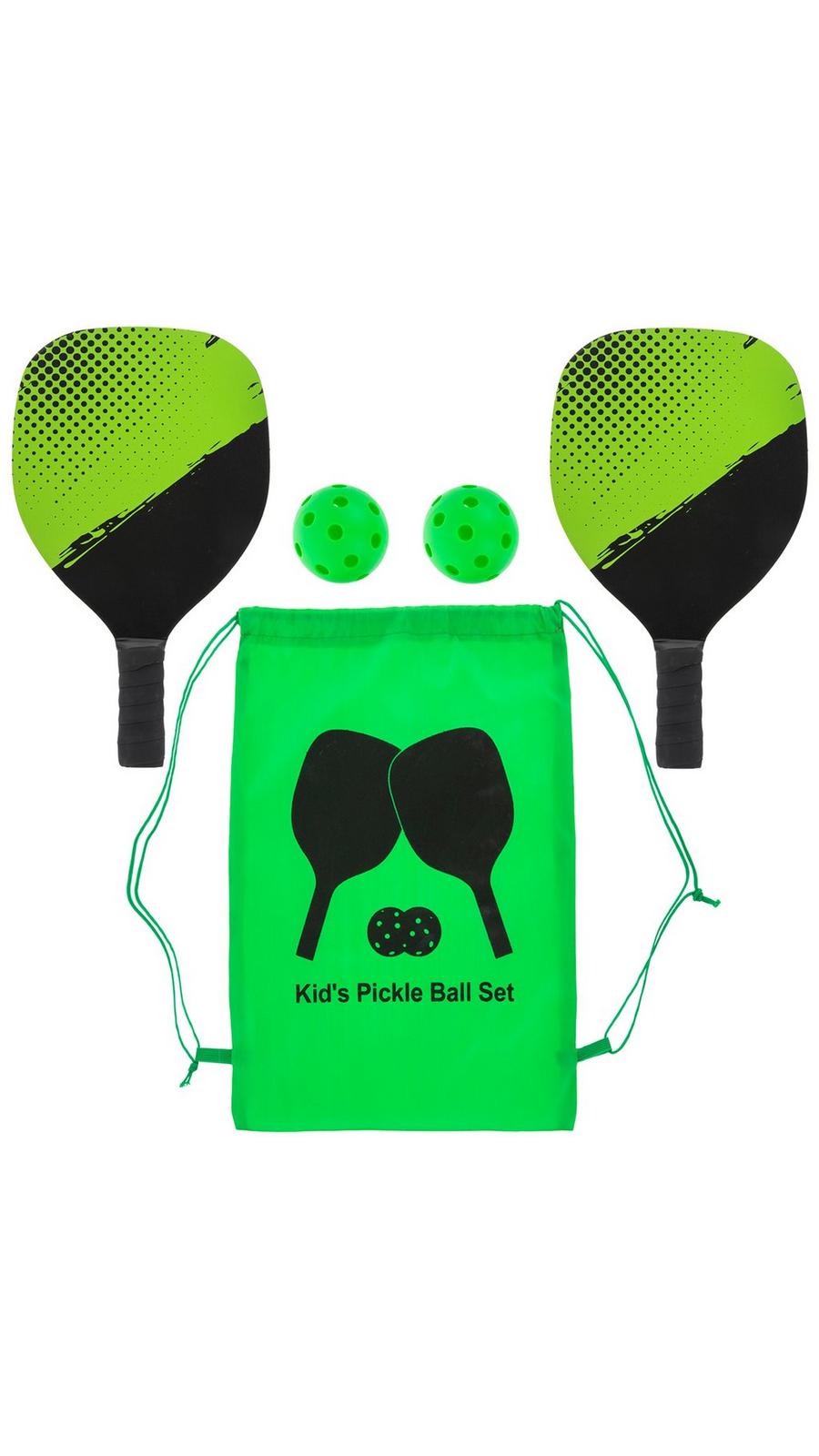 【お得セット】①Poké Ball レプリカ②リーフグリーン③カード3点セット Green Outdoor Pickleballs Set of 3 | Recess