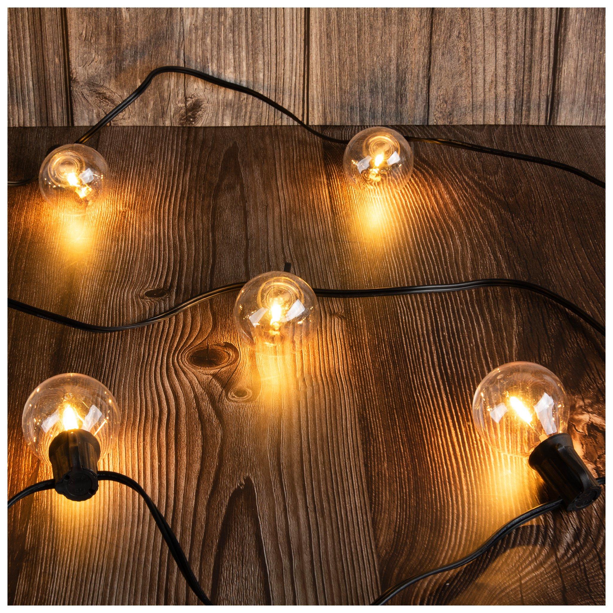 Warm White LED G50 Globe String Lights | Hobby Lobby | 6027767