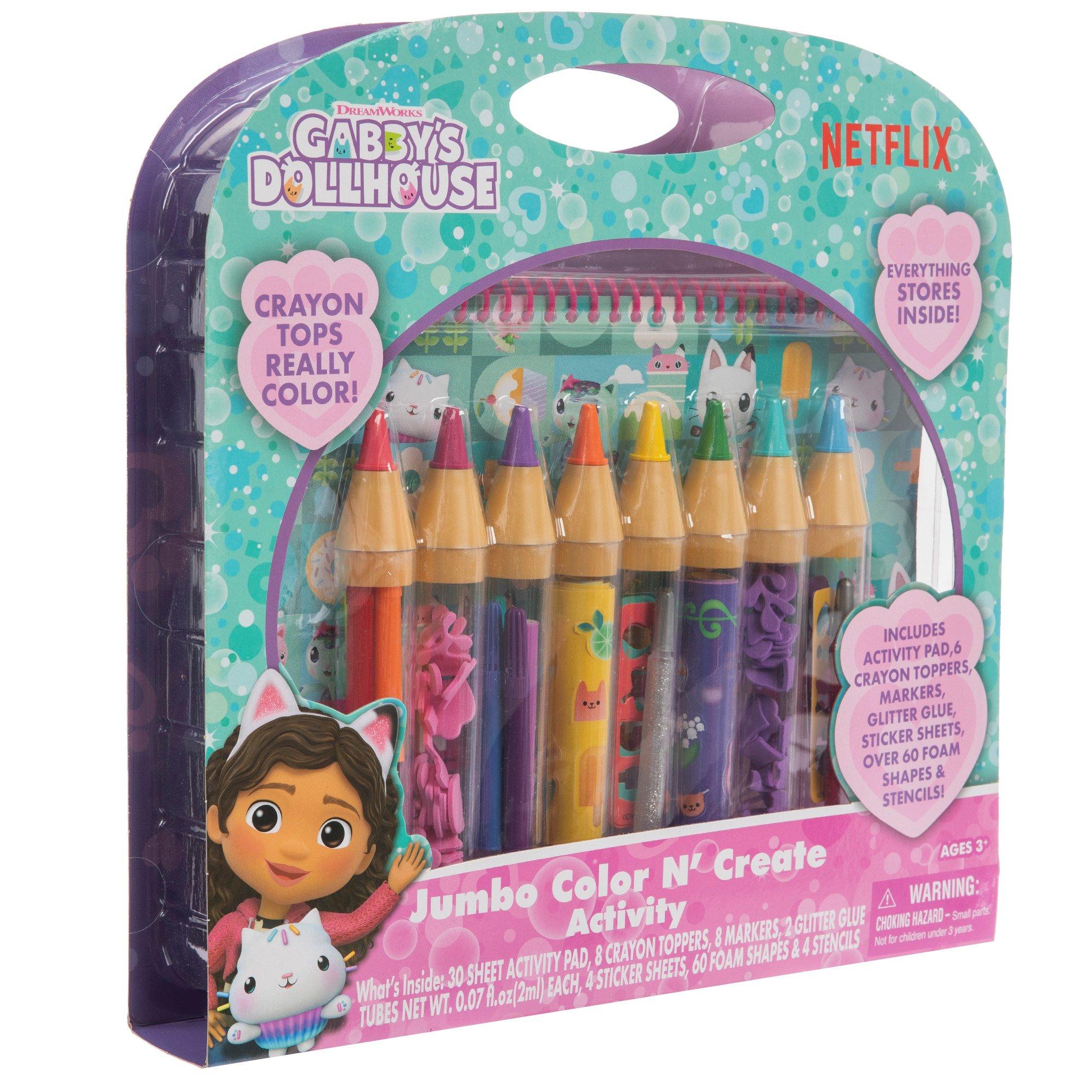 Gabby's Dollhouse Jumbo Color N' Create Activity Kit | Hobby Lobby