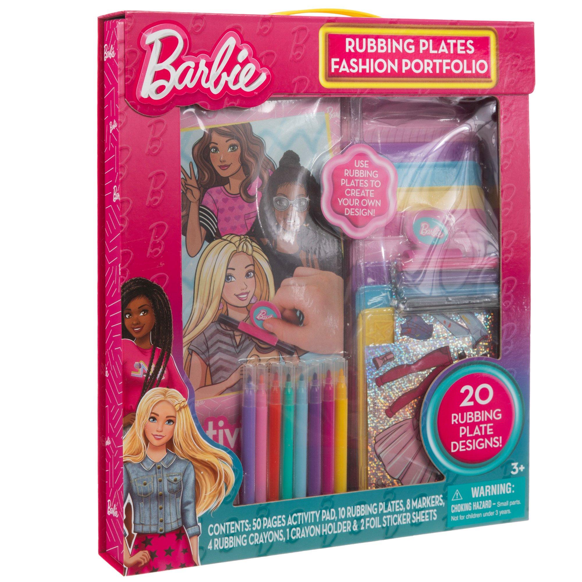 Barbie Rubbing Plates Fashion Kit Hobby Lobby 6028369