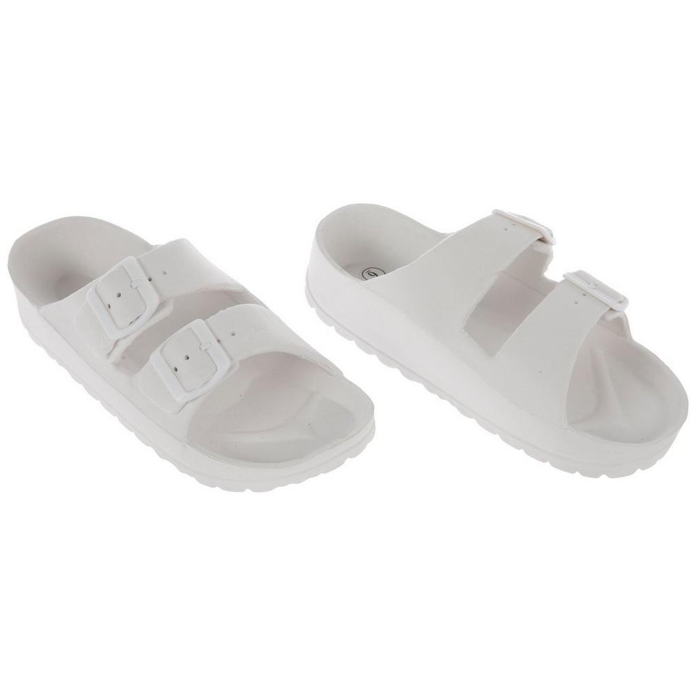 Double Strap Buckle Slide Sandals | Hobby Lobby | 6029490
