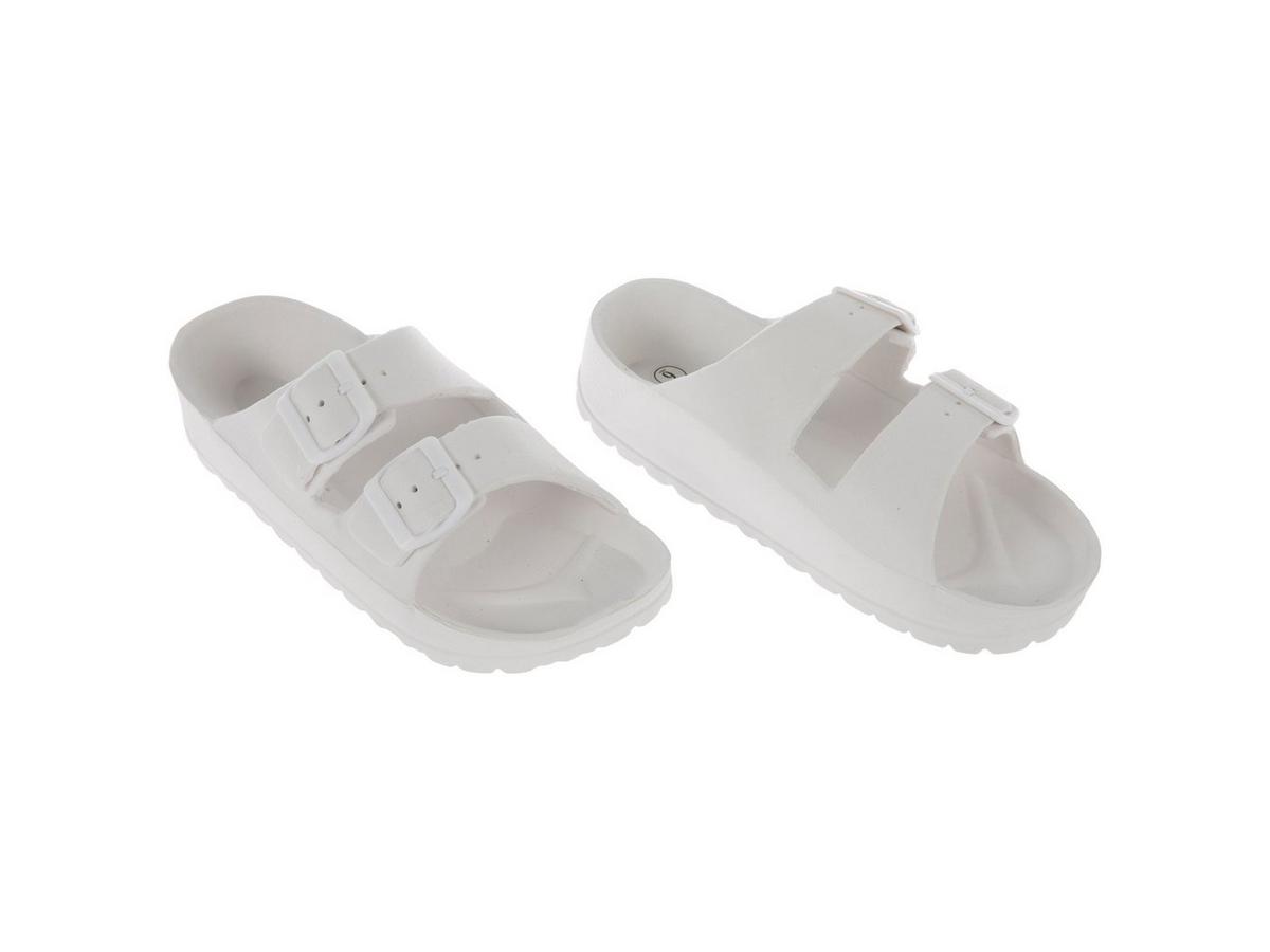 Double Strap Buckle Slide Sandals | Hobby Lobby | 6029490