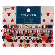 Patriotic Beaded Bracelets