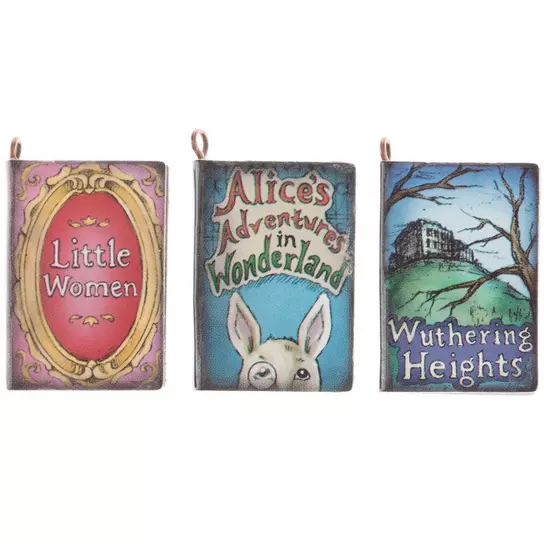 Alice In Wonderland Book Charms, Hobby Lobby