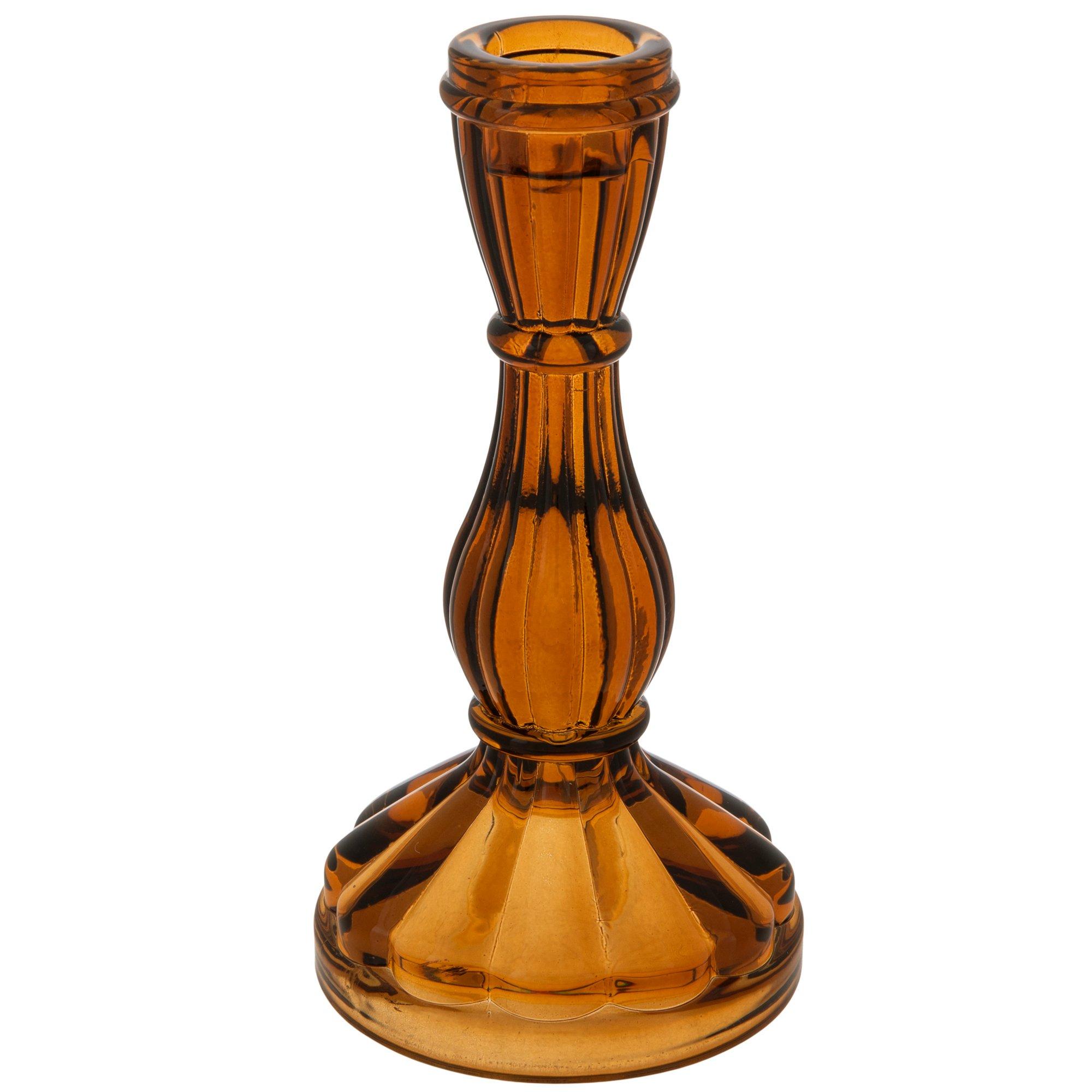 Amber Tapered Glass Candle Holder Hobby Lobby 6030720