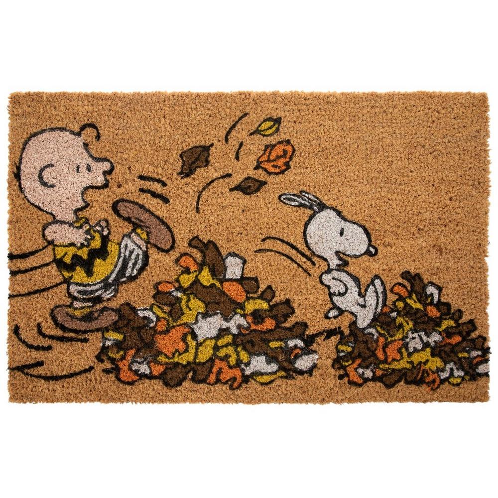 Peanuts Leaf Pile Coir Doormat | Hobby Lobby | 6030811