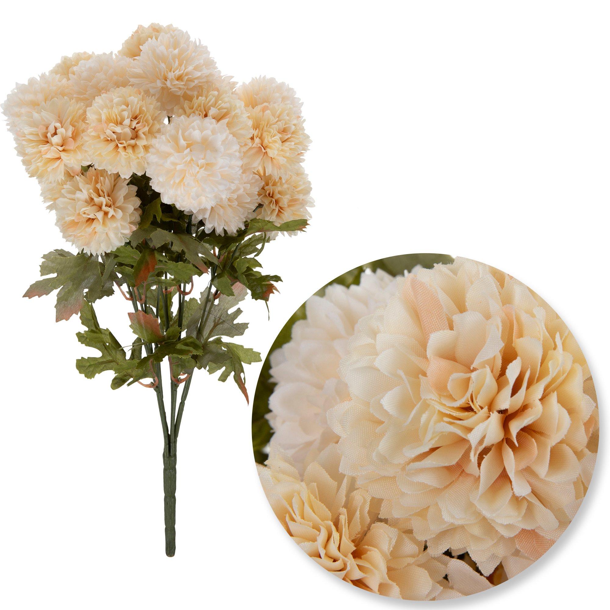Cream Ball Mum Bush Hobby Lobby 6033393
