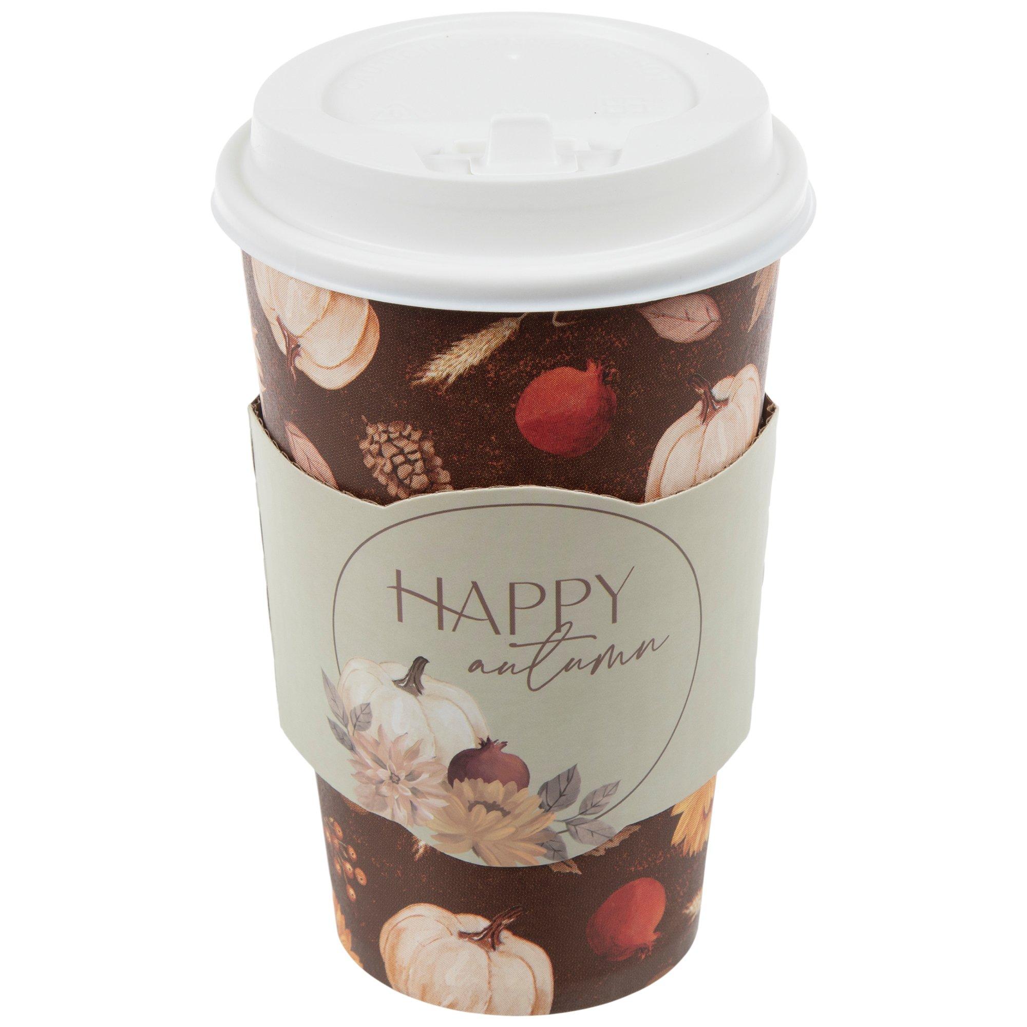 amazon plastic coffee cups Coffee Cups with Flat Lids and Clear Straws, BPA Free Cup for Smoothie   KAELUM Print