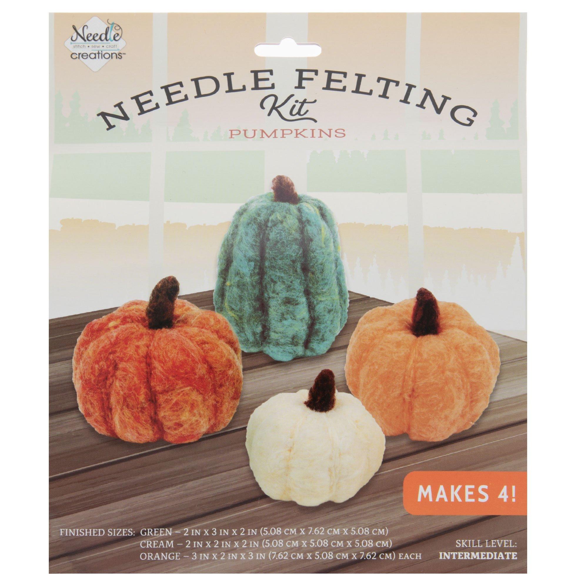 Pumpkins Needle Felting Kit Hobby Lobby 6035422