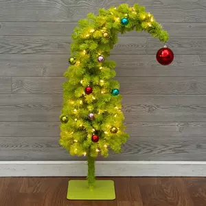 Whimsical Pre-Lit Christmas Tree - 3 ft