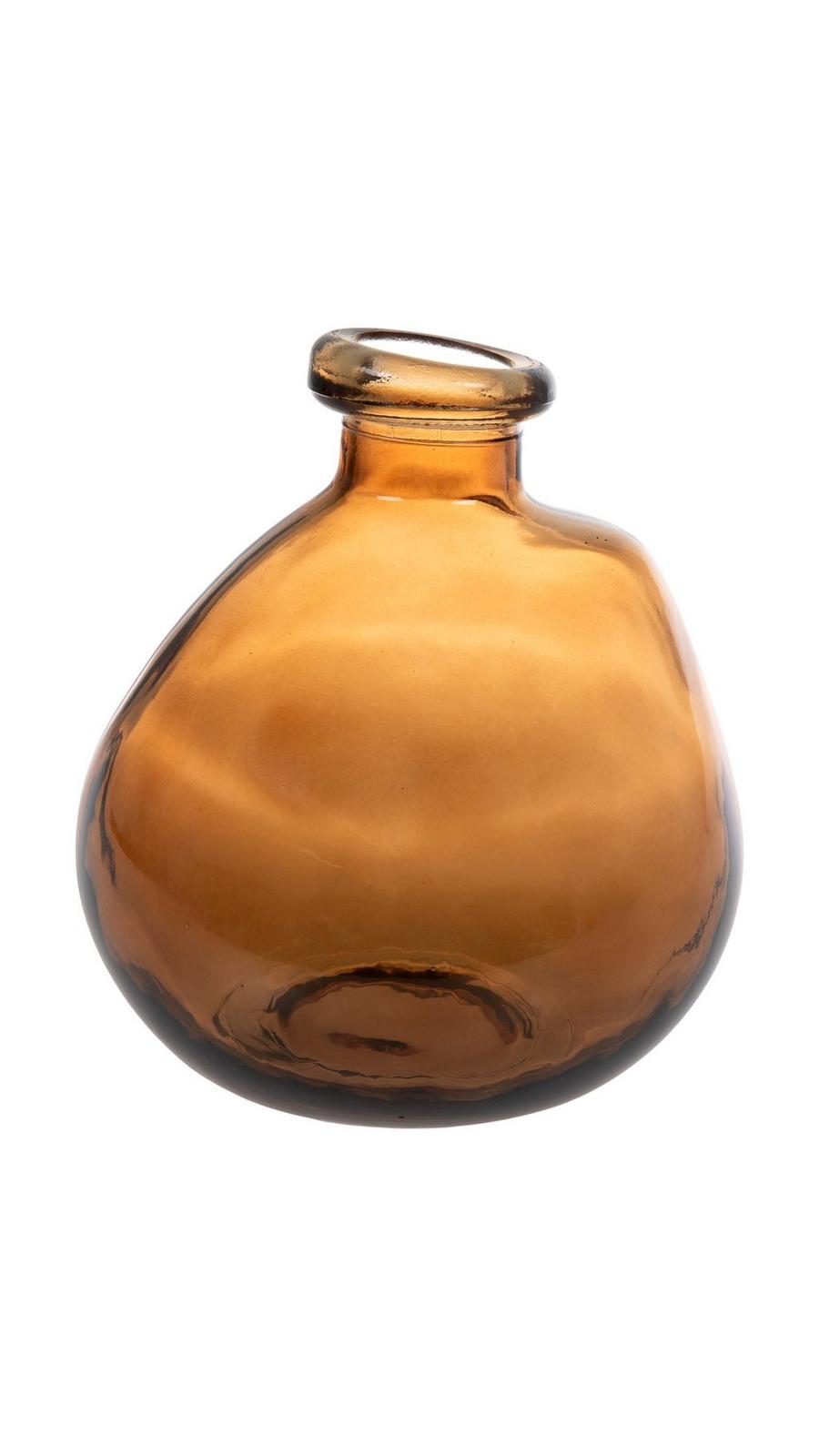 Amber Modern Glass Vase | Hobby Lobby