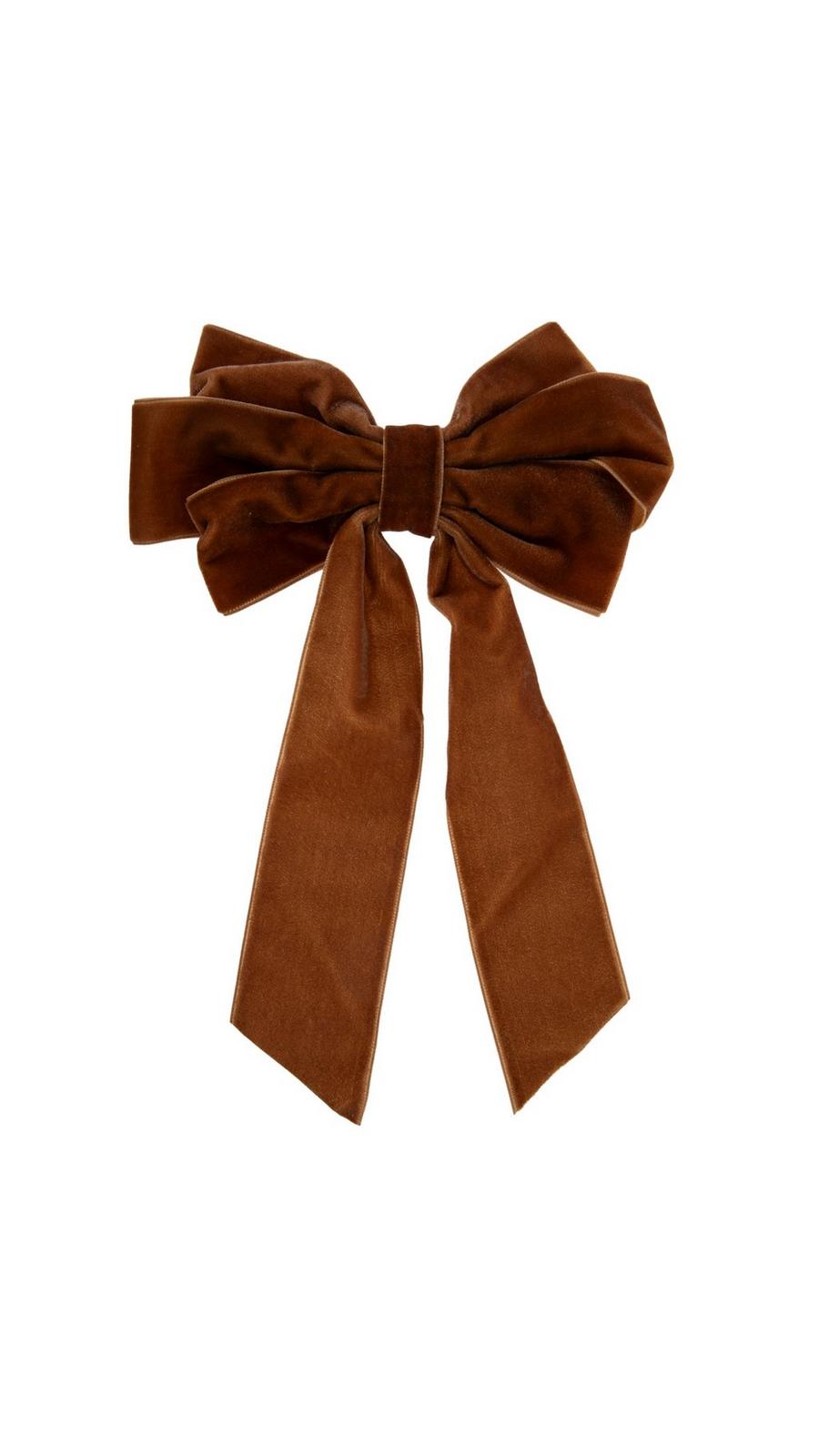 Brown Velvet Hair Bow Clip | Hobby Lobby | 6042592