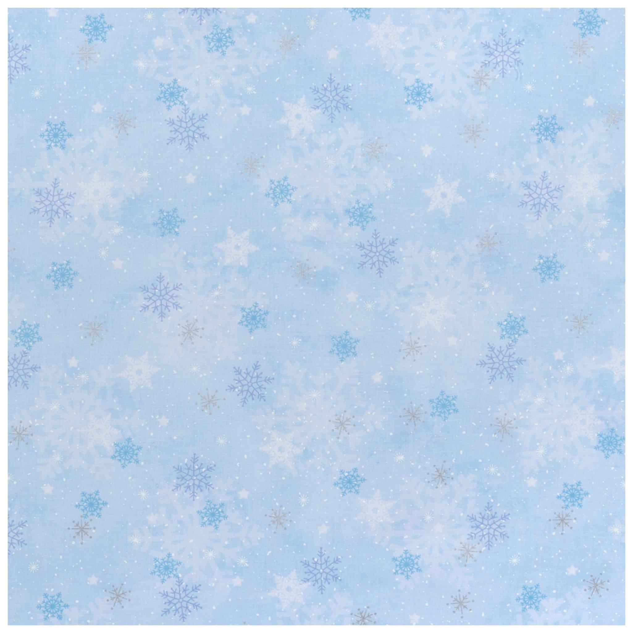 Icy Snowflakes Cotton Fabric Hobby Lobby 6042998