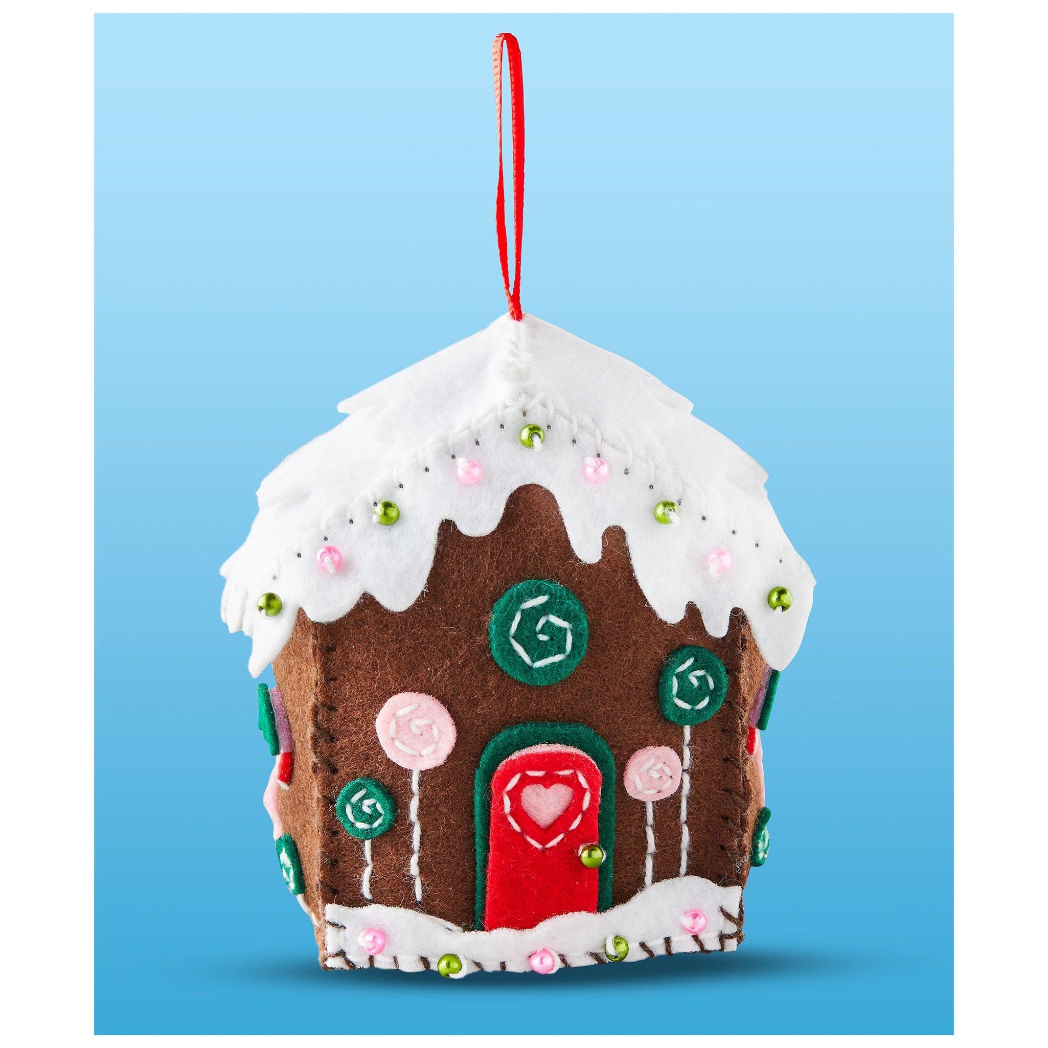 Candy Canes Fovths 6-Set DIY Christmas Gingerbread House Kit - 3D ...