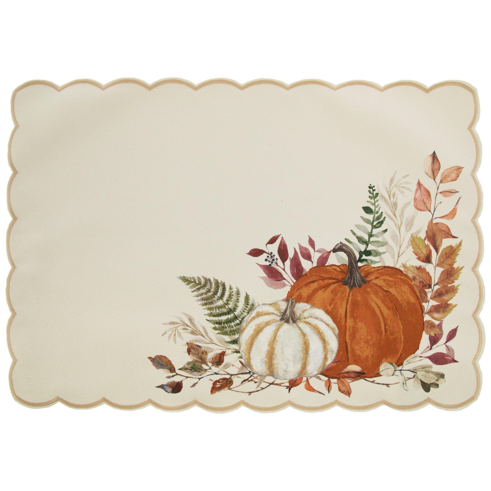 Pumpkins Scalloped Placemats | Hobby Lobby | 6044630