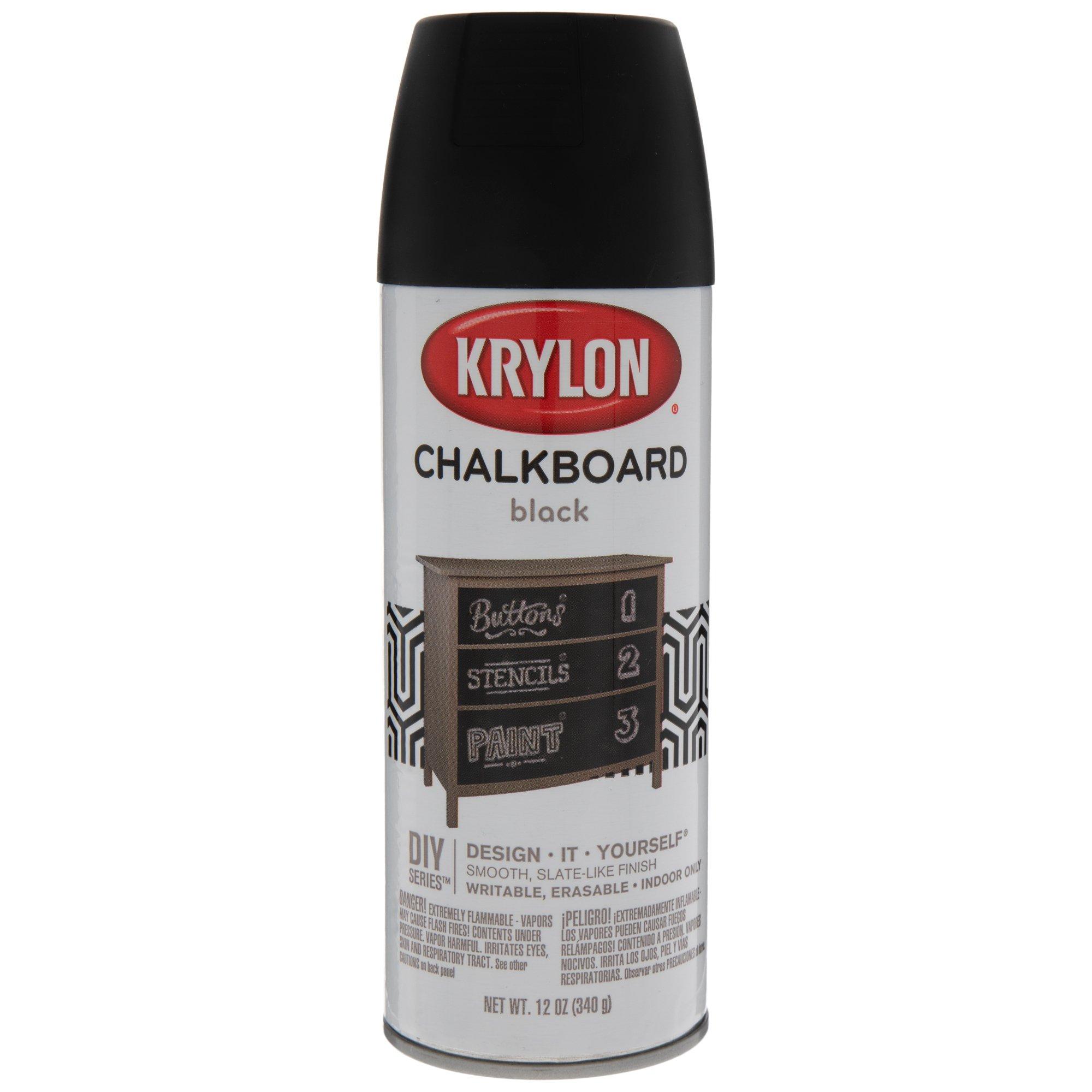 Black Krylon Chalkboard Finish Spray Paint