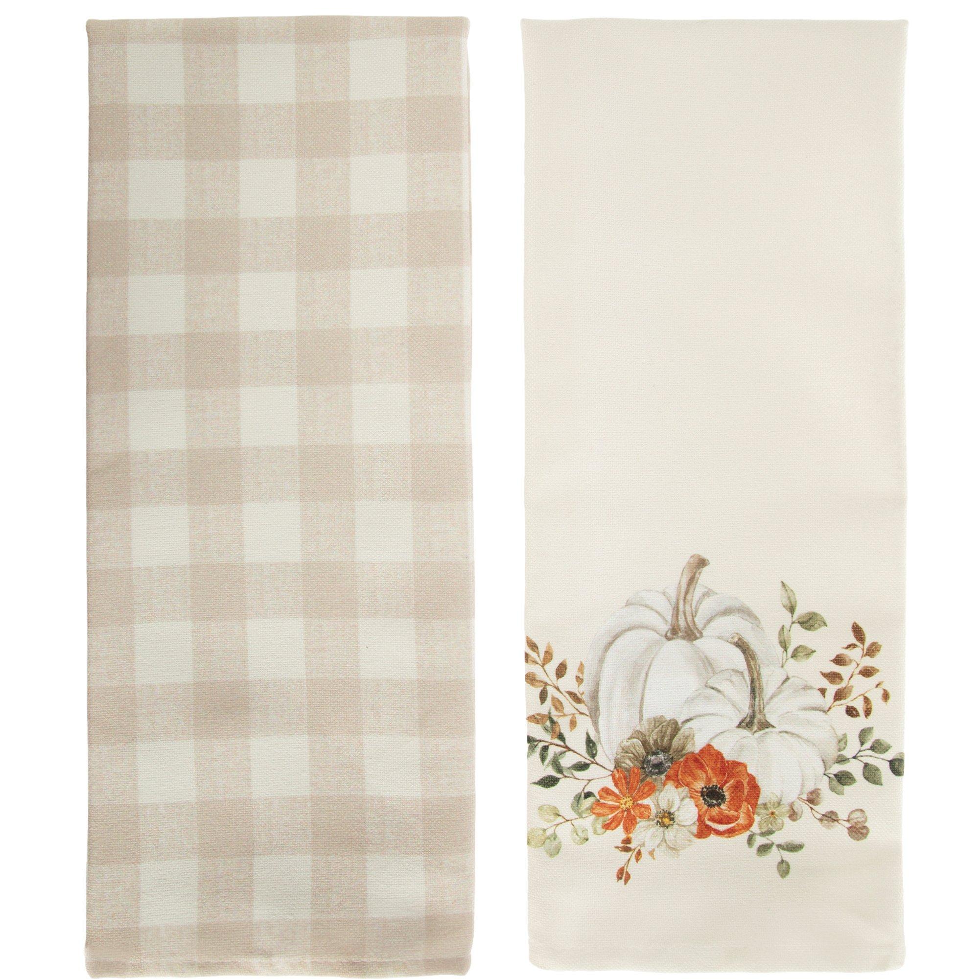 Check & Fall Pumpkins Kitchen Towels Hobby Lobby 6048151