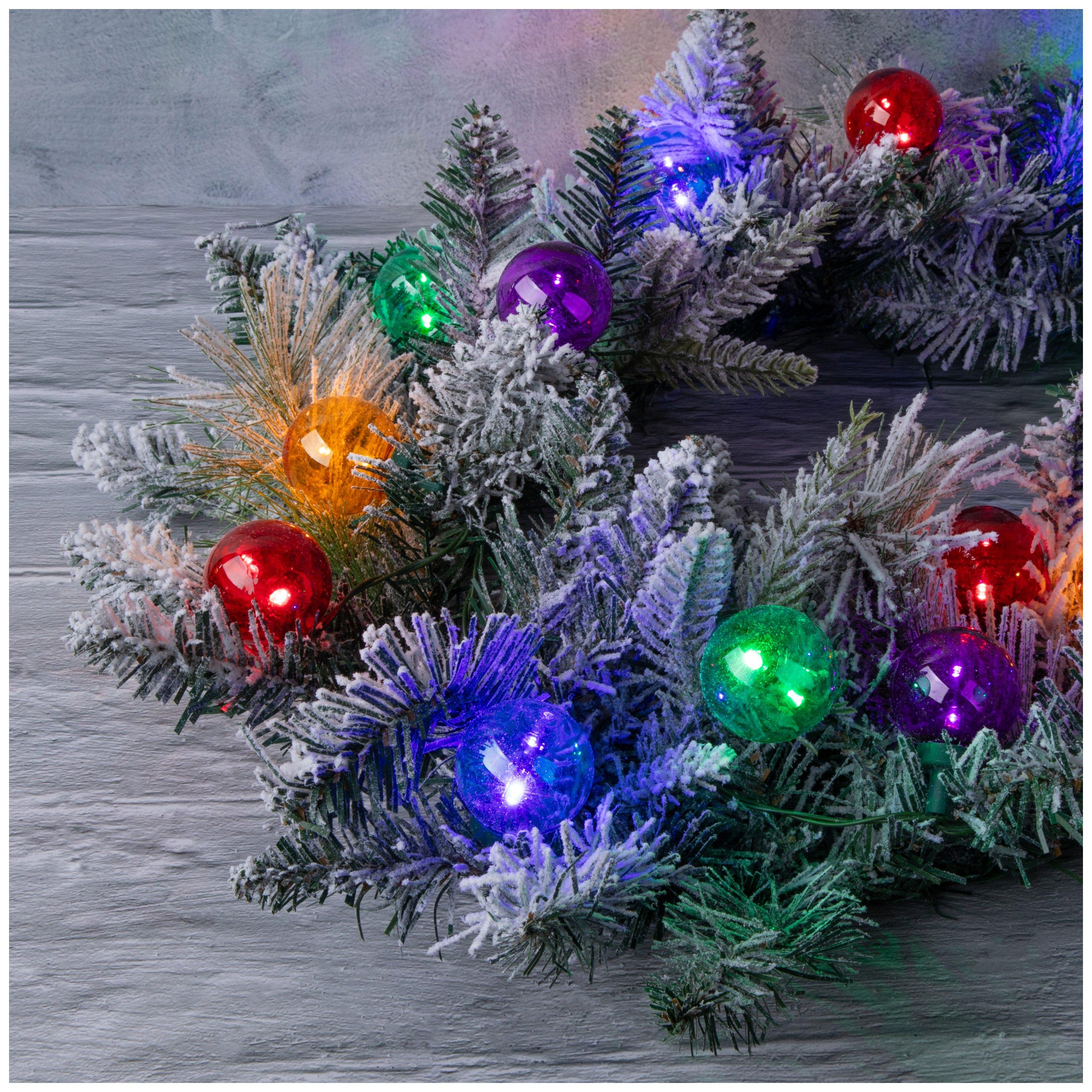 Flocked Light Up Garland | Hobby Lobby | 6050462