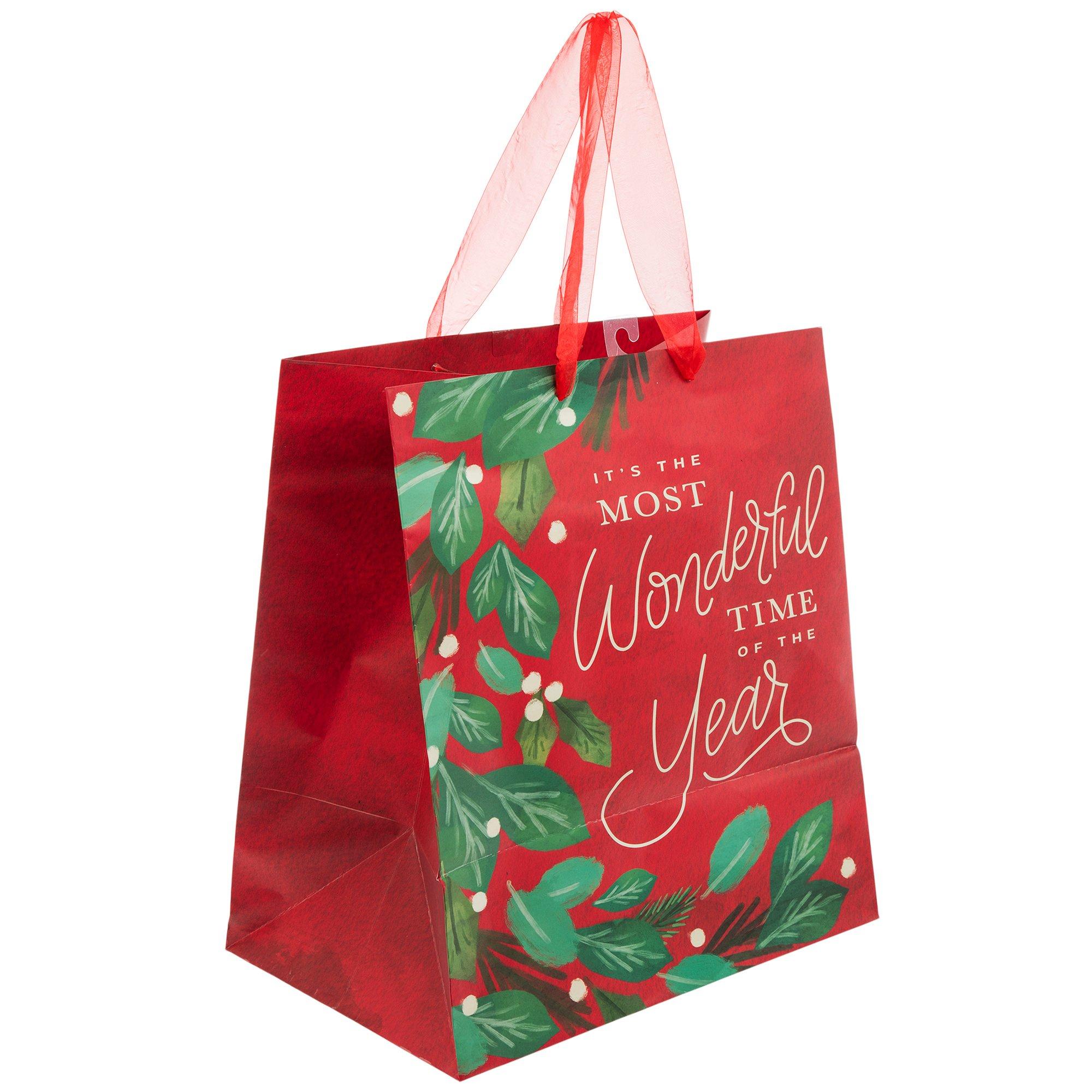 Red Wonderful Time Of Year Gift Bags Hobby Lobby 6050934