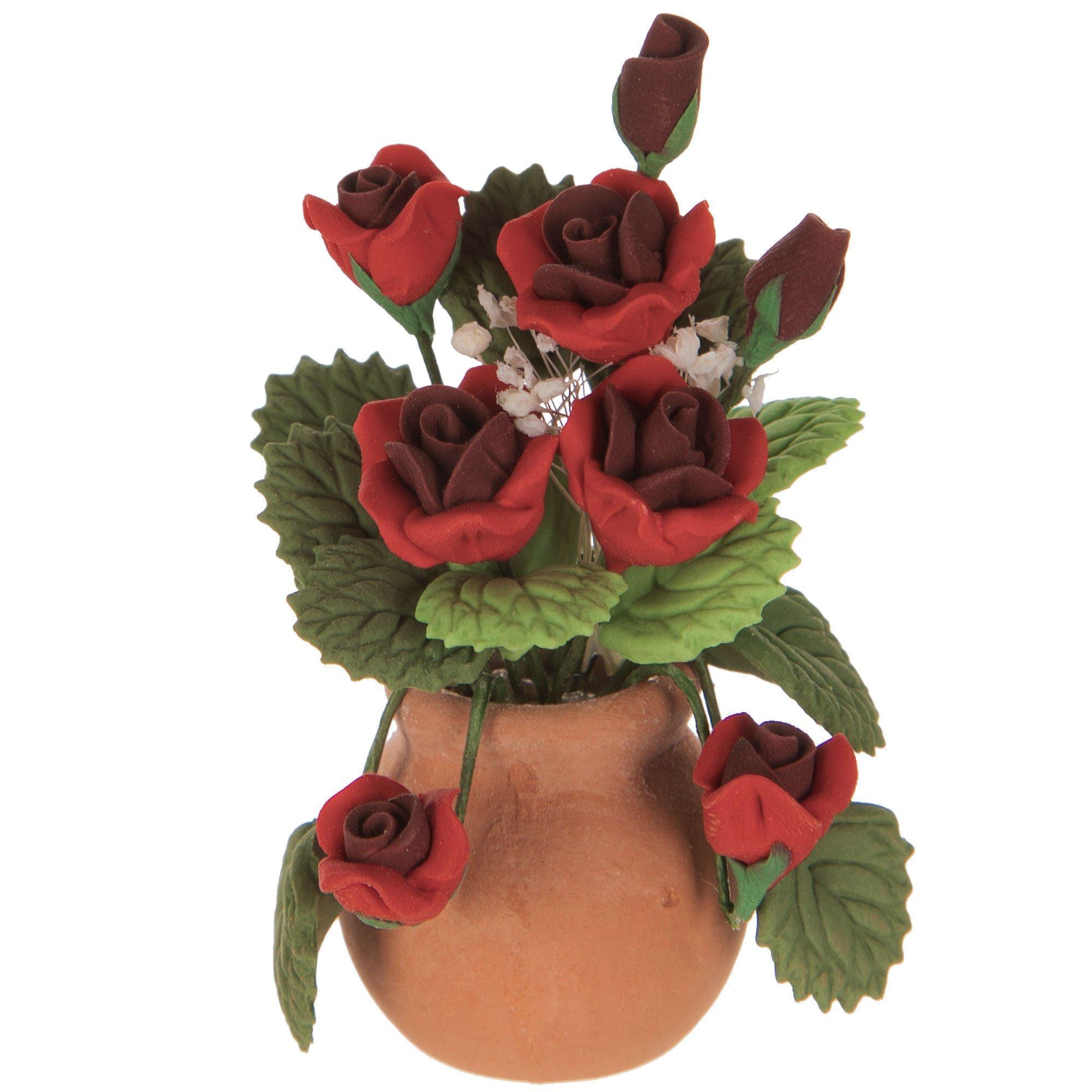 Miniature Vase Of Roses Hobby Lobby 605139