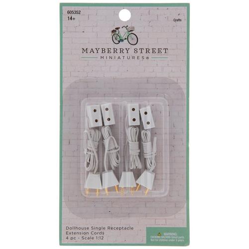 Miniature Single Receptacle Extension Cords