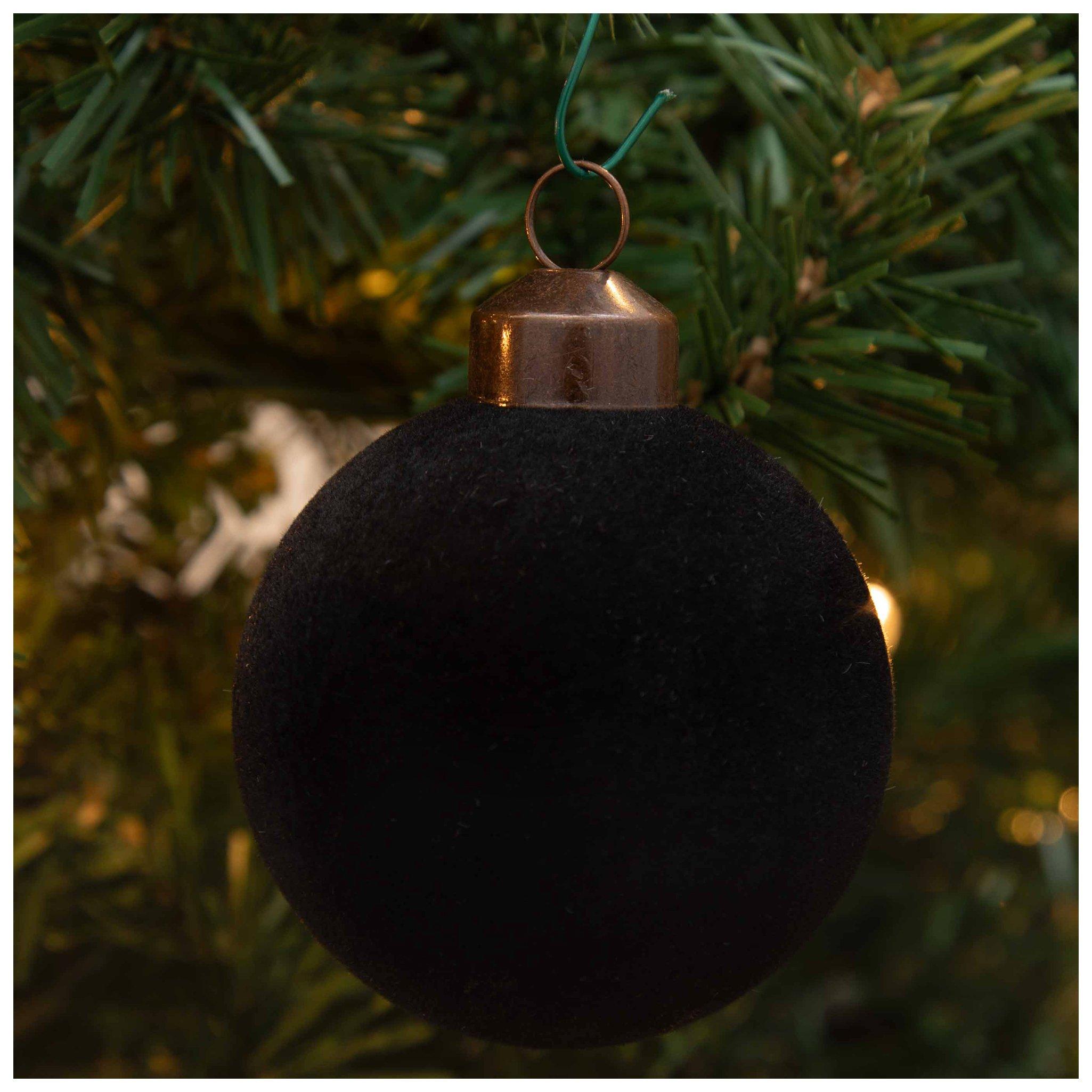 Flocked Ball Ornaments Hobby Lobby 6058739