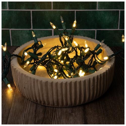Warm White LED Twinkle String Lights