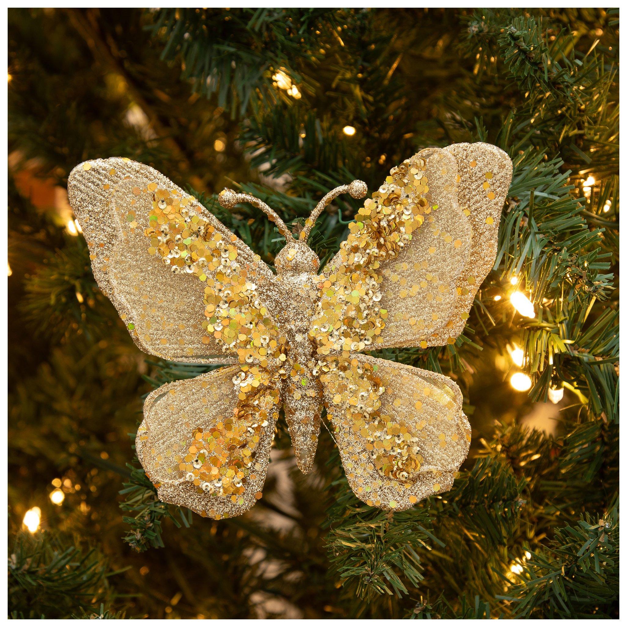 Glitter Butterfly Ornaments | Hobby Lobby | 6066005