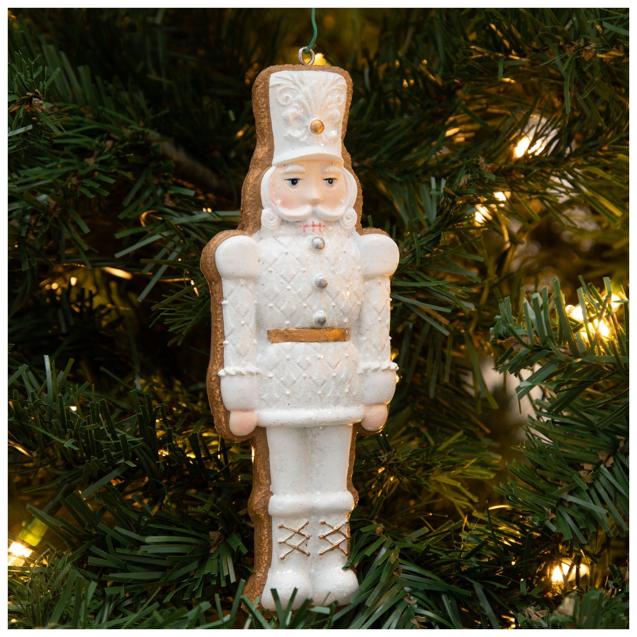 White Gingerbread Nutcracker Ornament | Hobby Lobby | 6092217