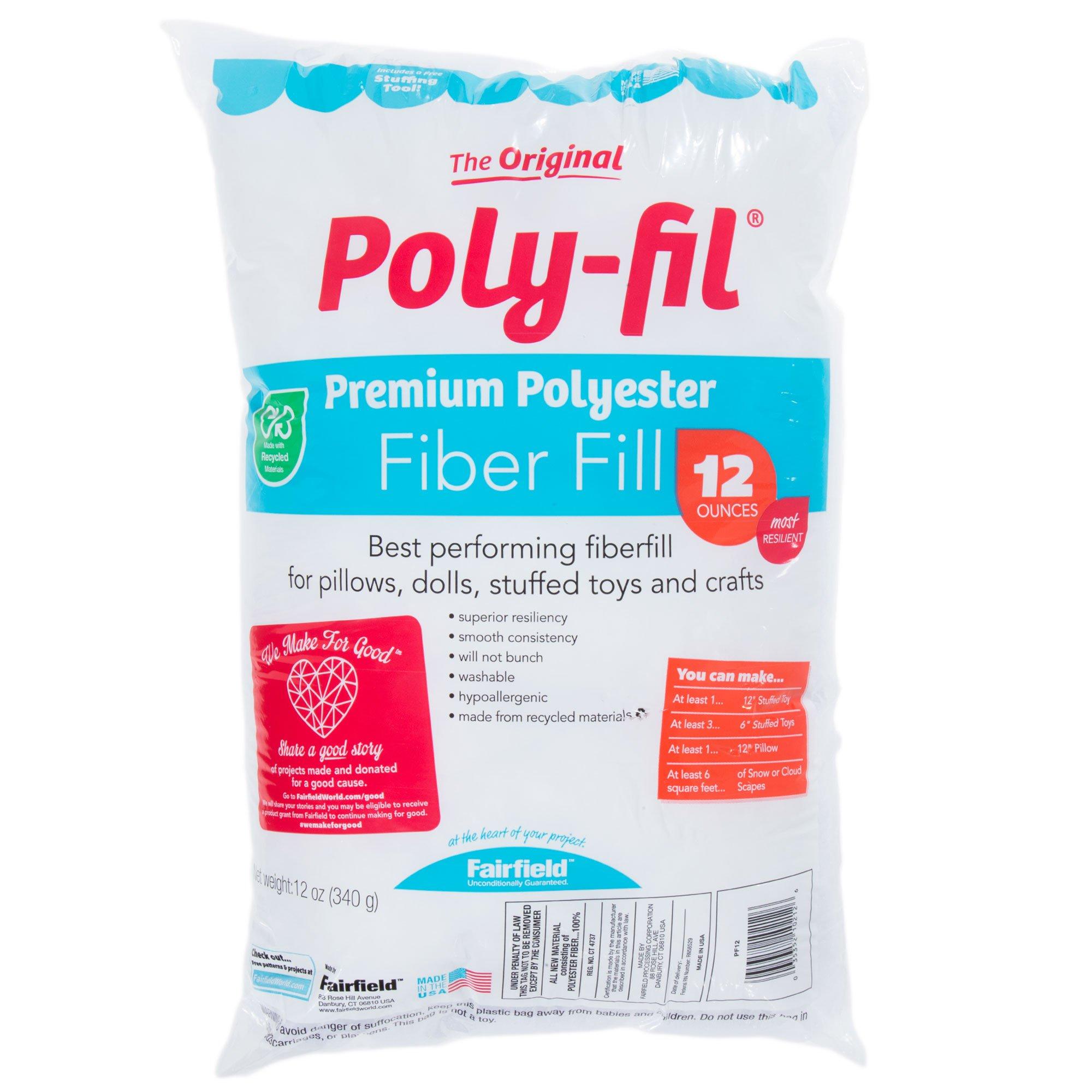 SALE! Premium White Polyester Fiber Fill for Re-Stuffing pillows, Stuff  Toys, Quilts, Paddings, Pouf, Fiberfill, Stuffing, Filling (3 Pounds)