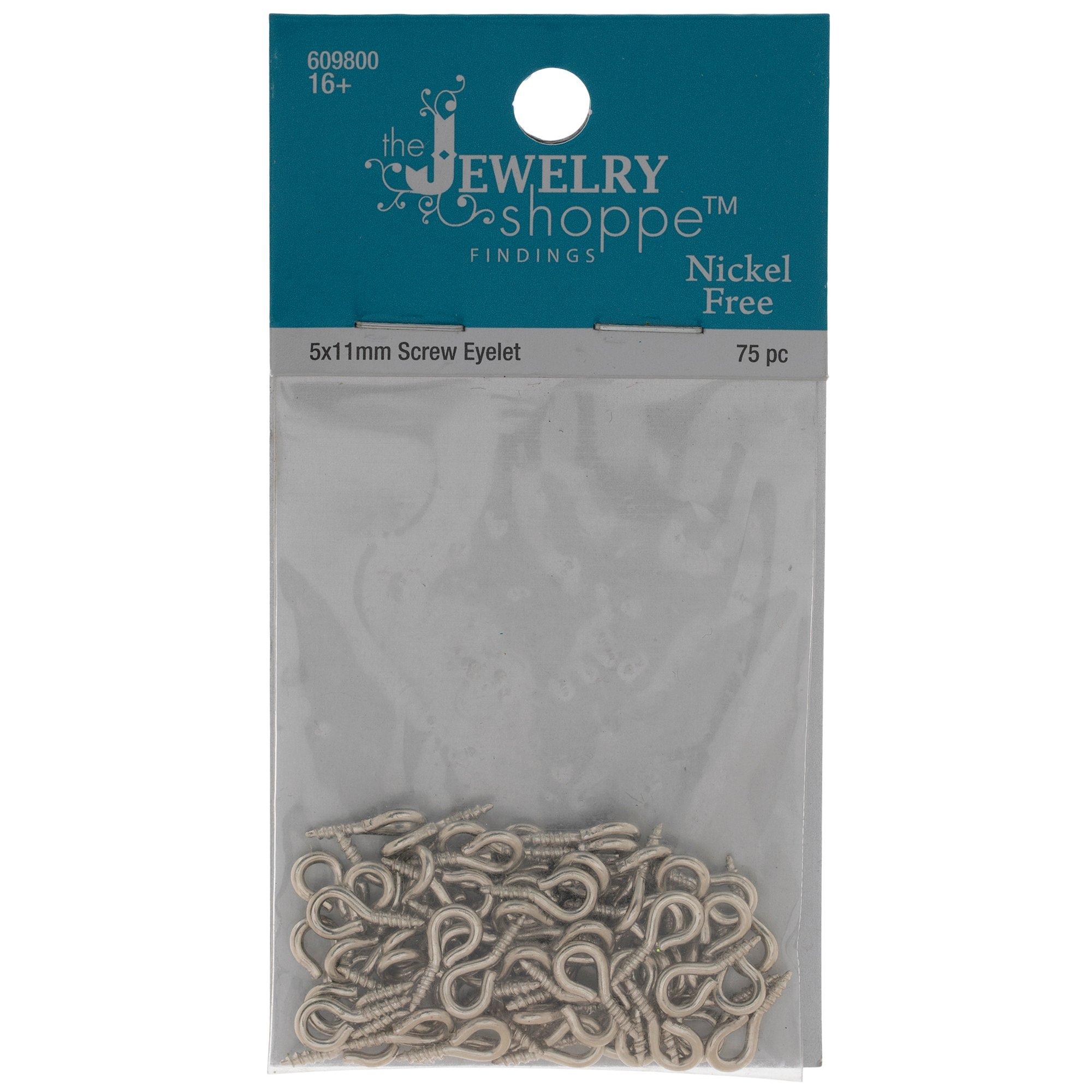 Silver screw eye pins eyelets for resin jewellery resin keychain