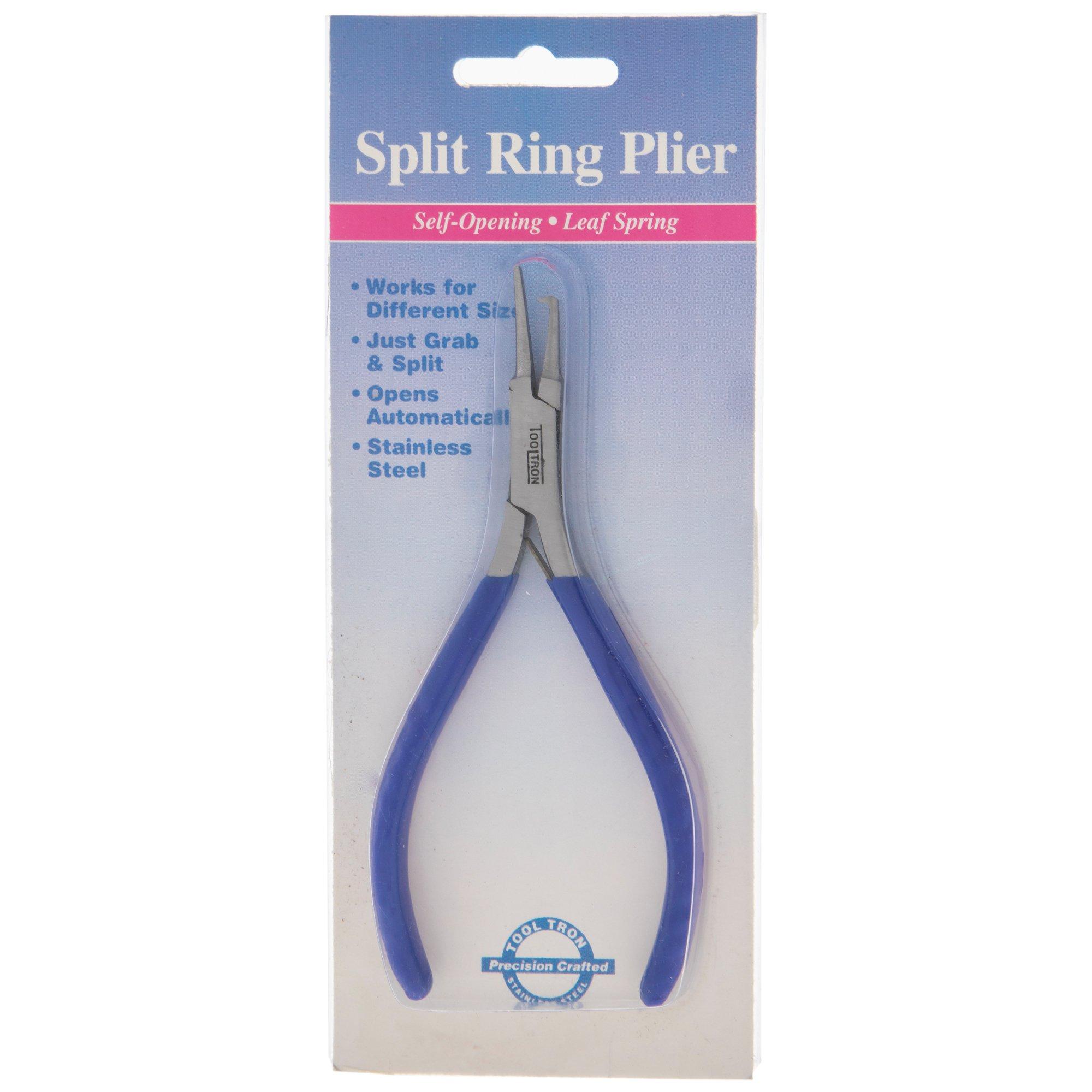 The Beadsmith, Super Fine Flat Nose Pliers with PVC Handle - Rings