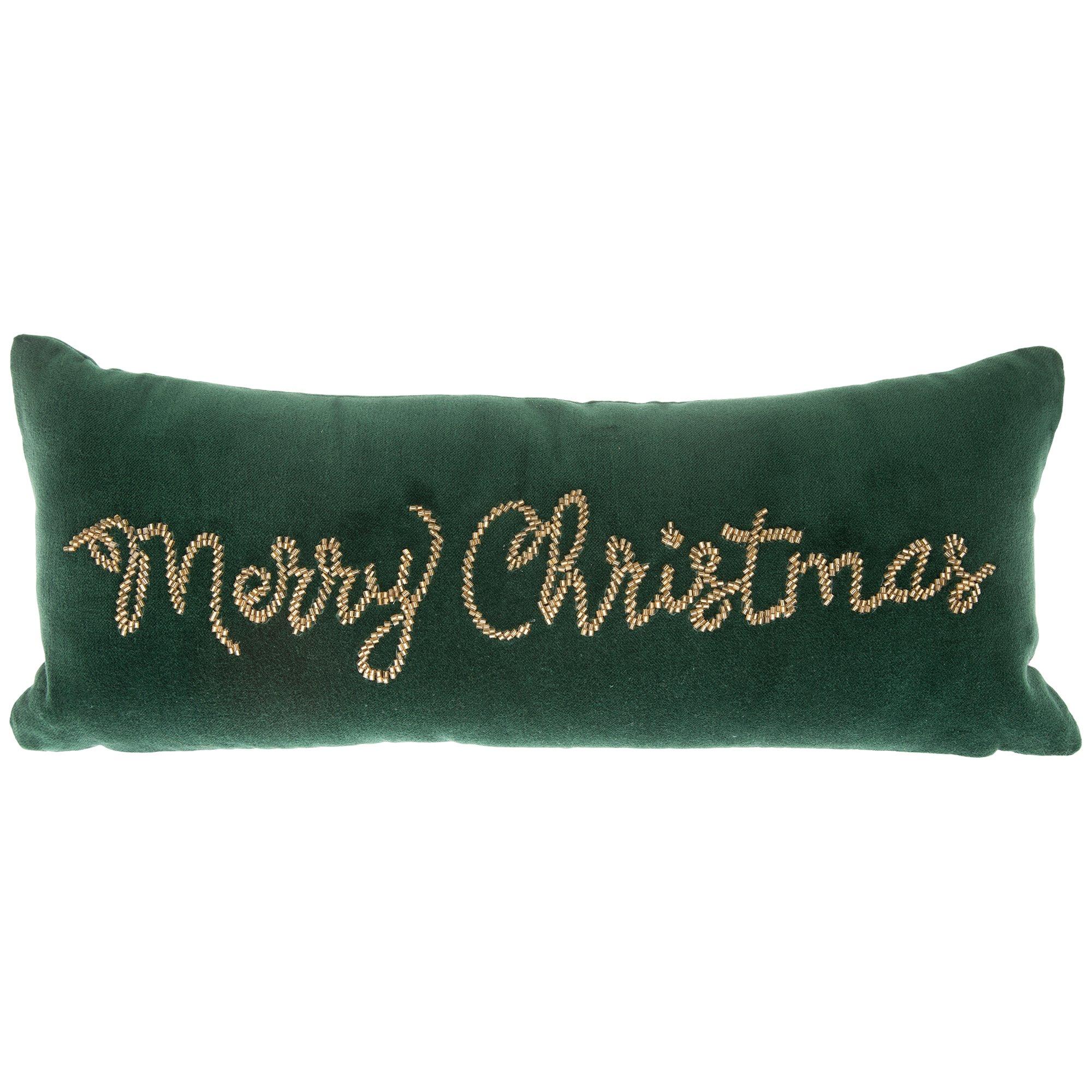 Merry Christmas Beaded Pillow Hobby Lobby 6156731